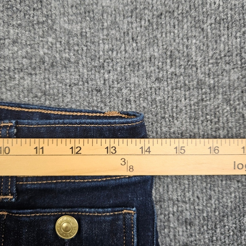 American Eagle Kick Boot Jeans Women's 2 LONG Mid Rise Next Level Stretch Denim - Picture 4 of 11